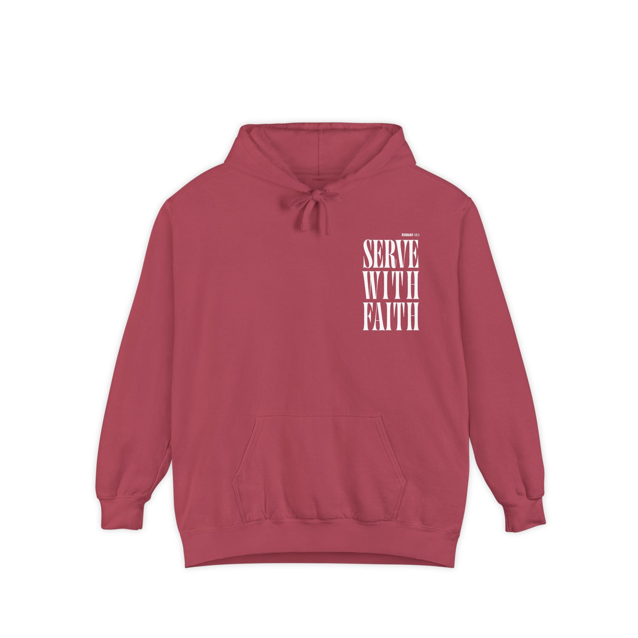 Serve With Faith Romans 12:1 Hoodie