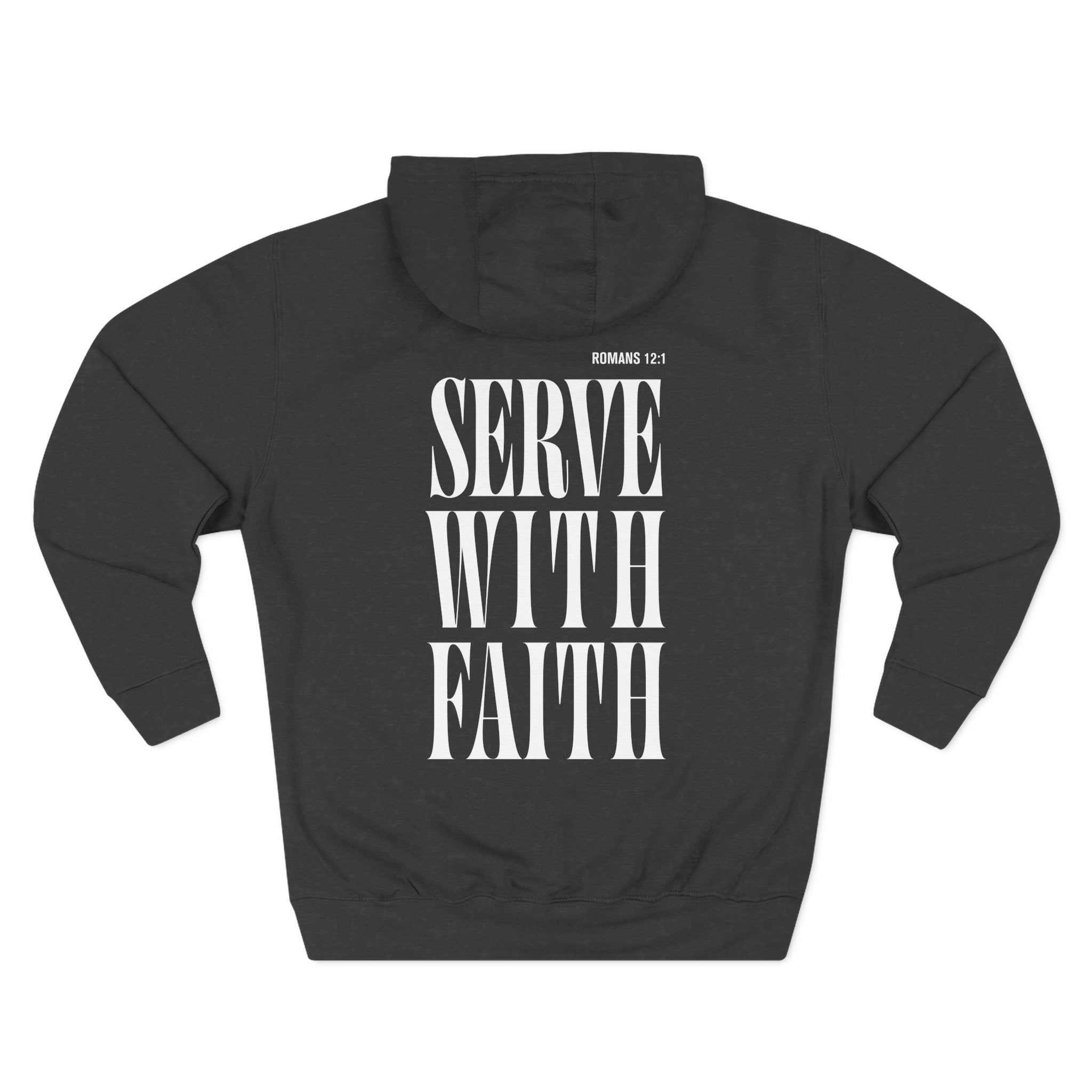 Serve With Faith Romans 12:1 Pickleball Hoodie