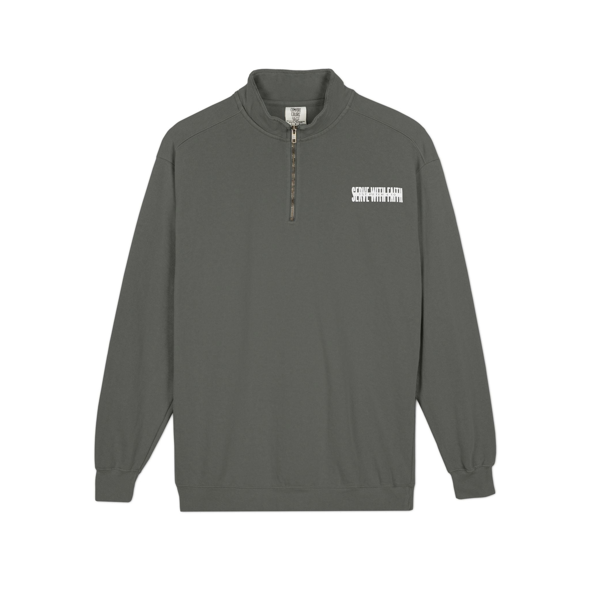 Serve With Faith Athletic Quarter-Zip Sweatshirt
