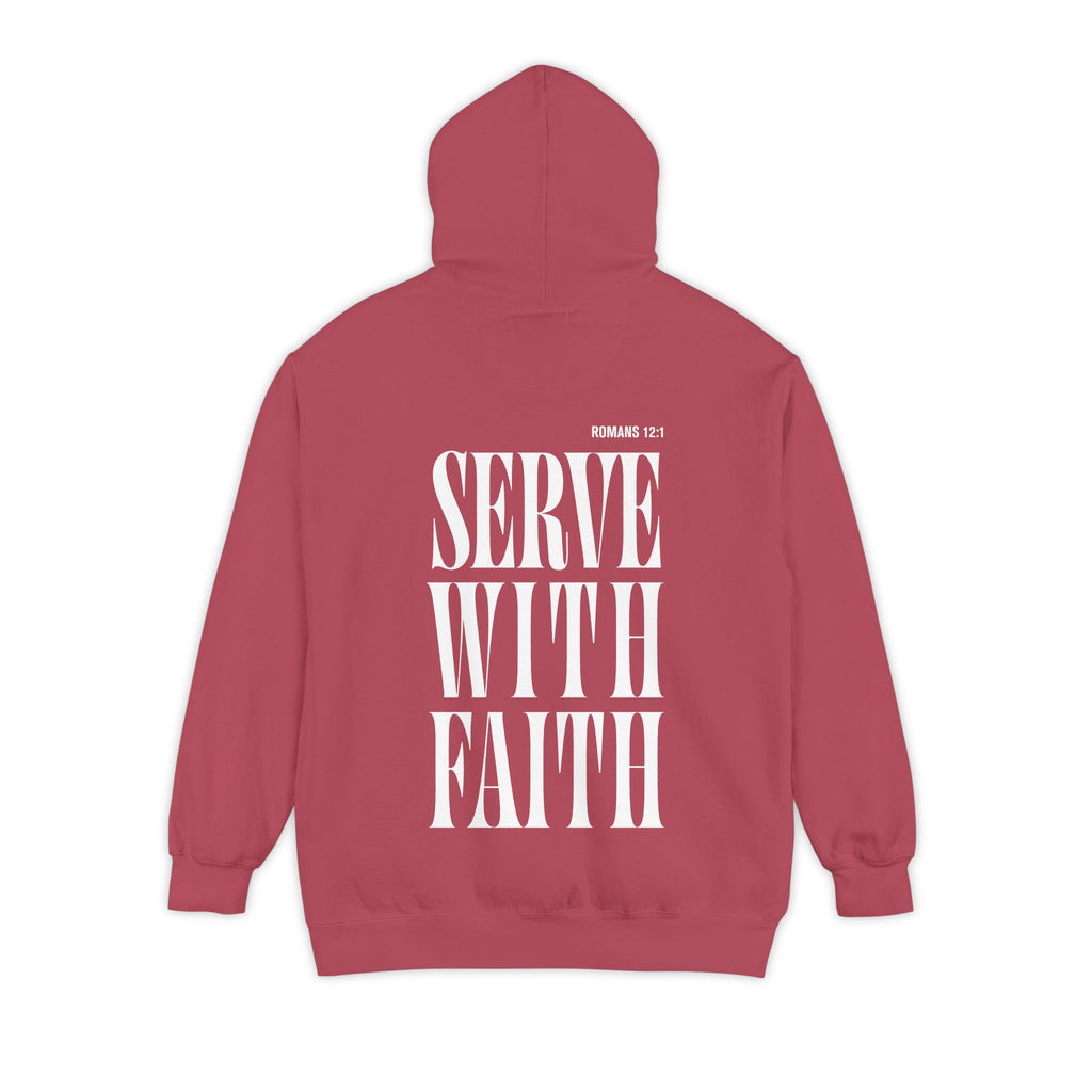 Serve With Faith Romans 12:1 Hoodie