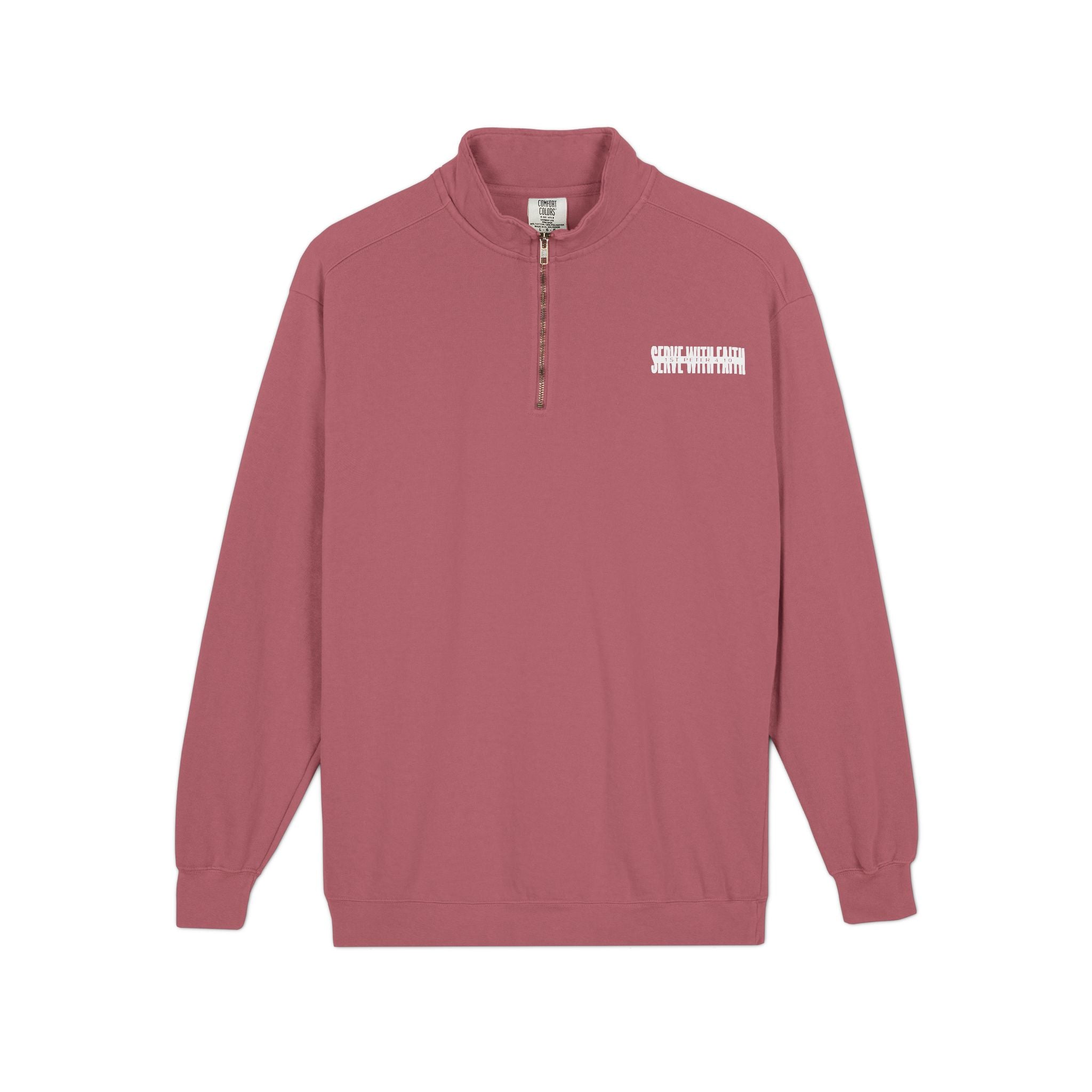 Serve With Faith Athletic Quarter-Zip Sweatshirt