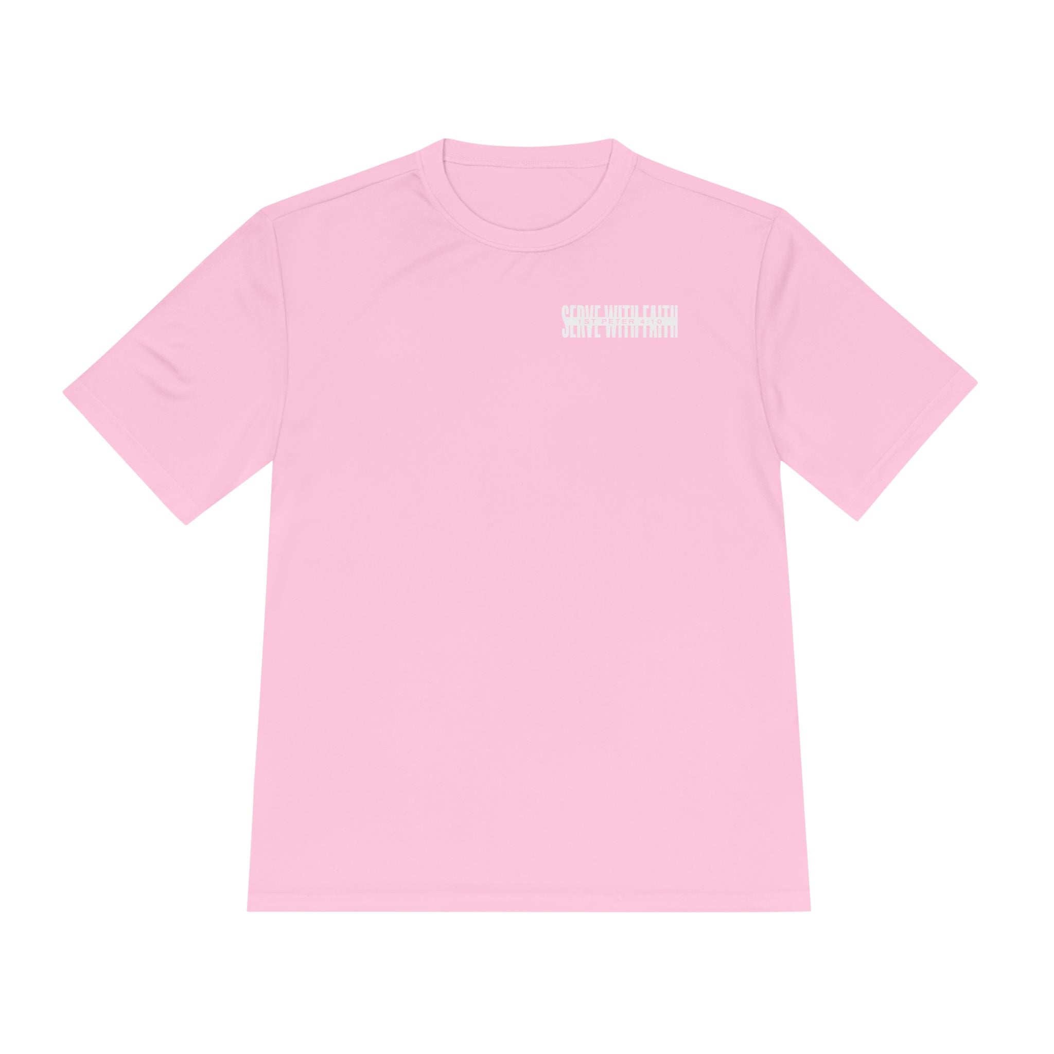 Serve With Faith Tee — 1 Peter 4:10 Athletic Shirt