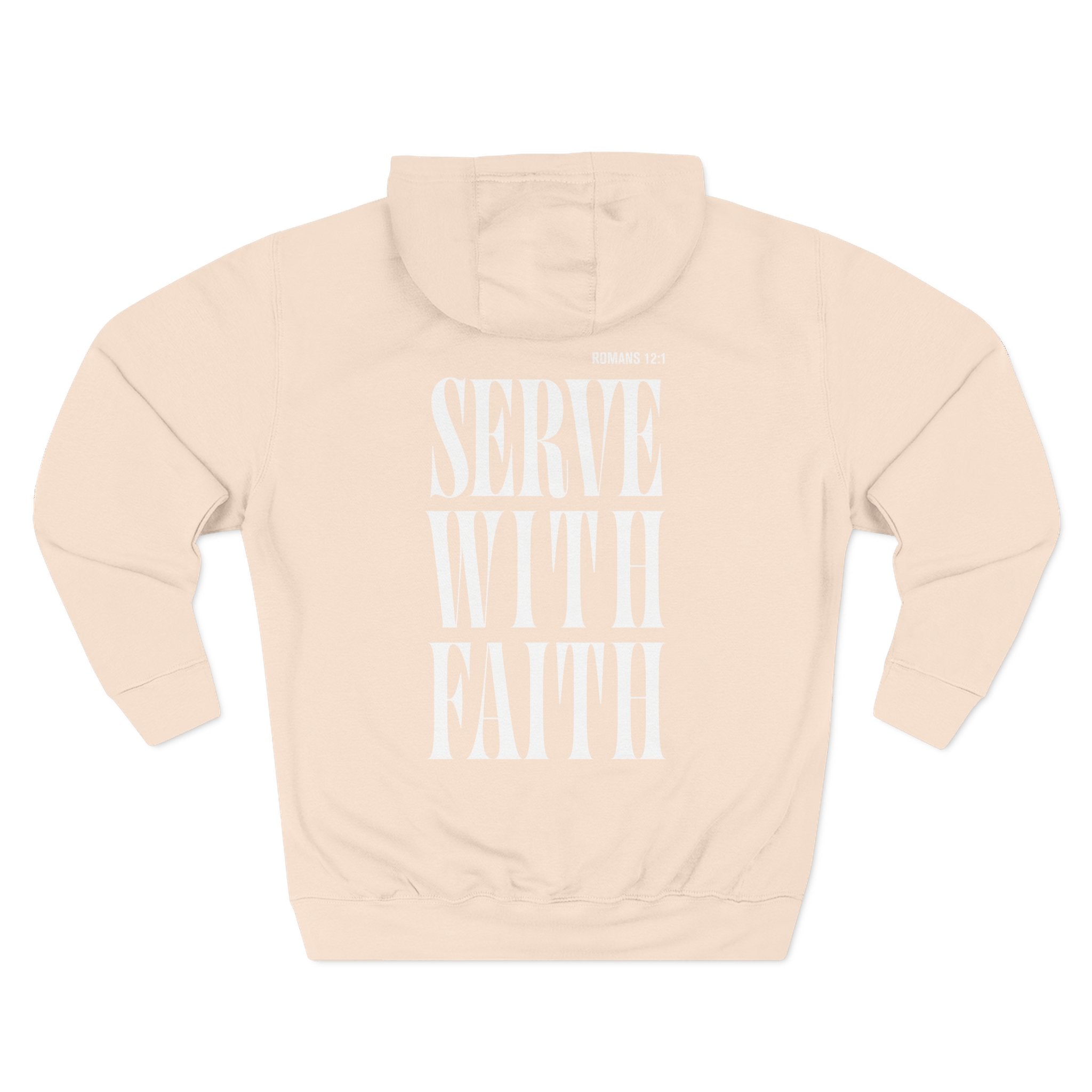 Serve With Faith Romans 12:1 Pickleball Hoodie