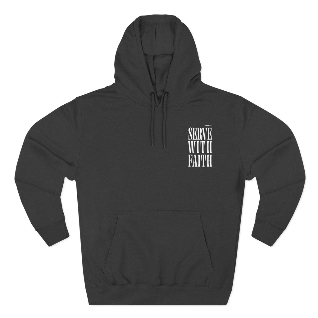 Serve With Faith Romans 12:1 Pickleball Hoodie