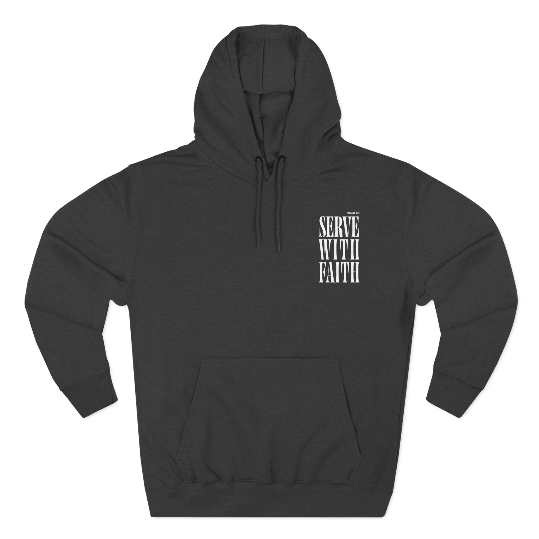 Serve With Faith Romans 12:1 Pickleball Hoodie