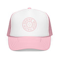 Serve With Faith Soft Logo Foam Front Cap Pink Trucker Hat