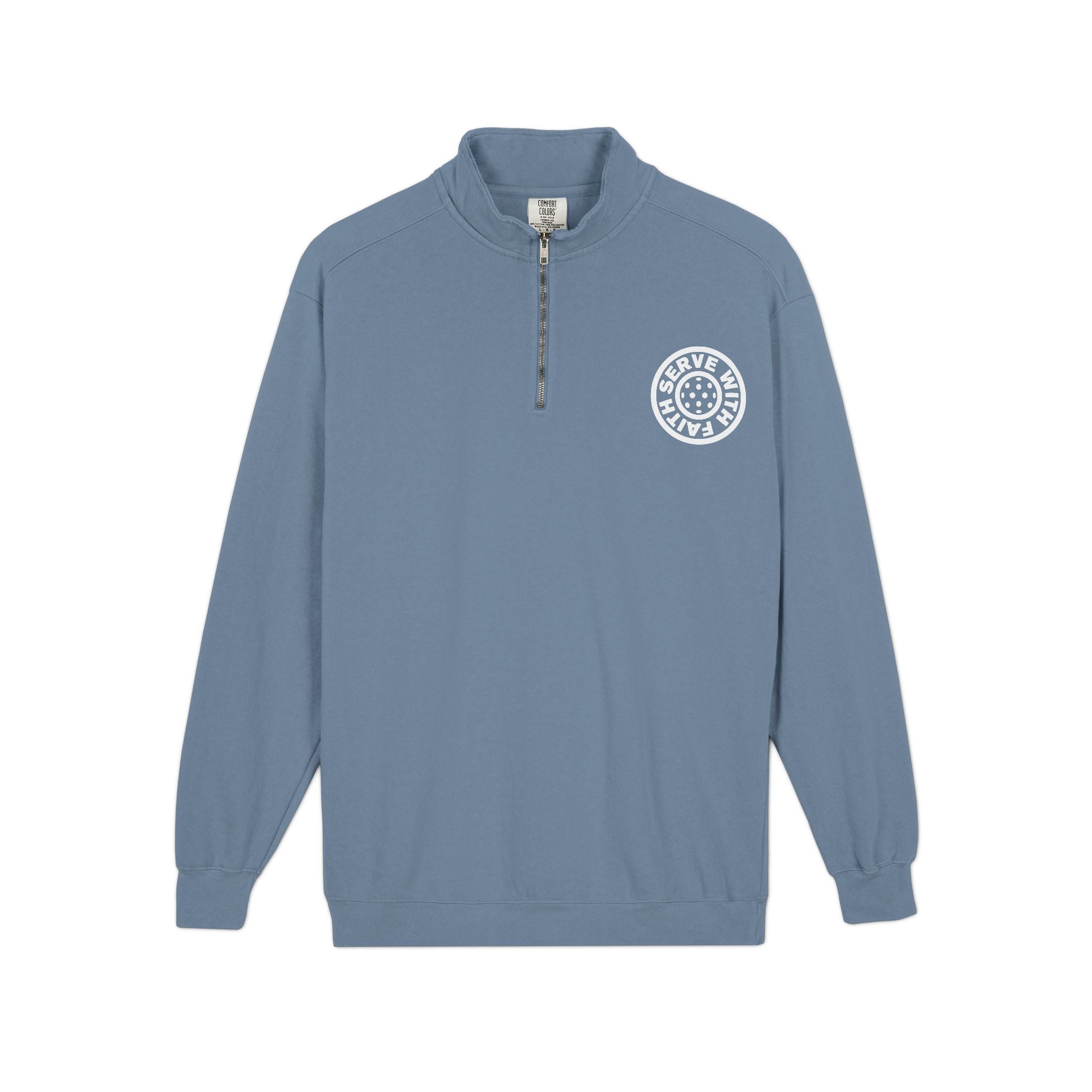 Serve with Faith Pickleball Quarter-Zip Sweatshirt