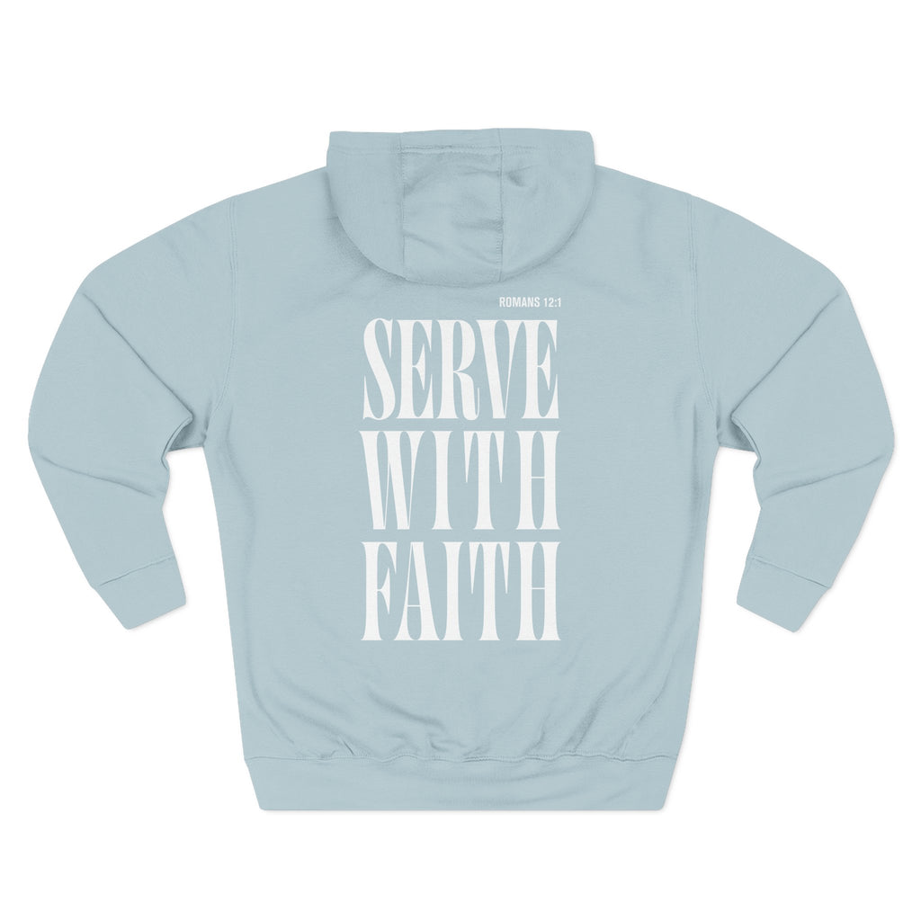 Serve With Faith Romans 12:1 Pickleball Hoodie