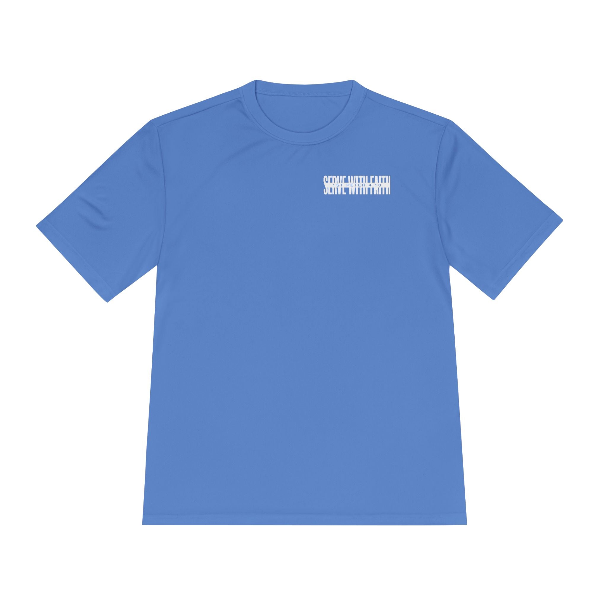 Serve With Faith Tee — 1 Peter 4:10 Athletic Shirt